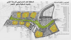 خريطة العاصمة الإدارية الجديدة